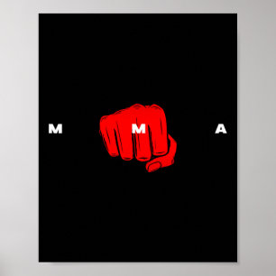 Boxing Jiu-jitsu Wrestling Mixed Martial Arts Poster
