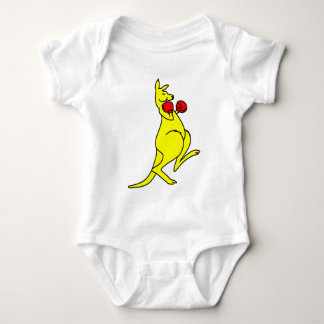 Boxing Kangaroo Baby Strampler