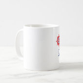 Boxing Kangaroo Cup Kaffeetasse (Vorderseite Links)