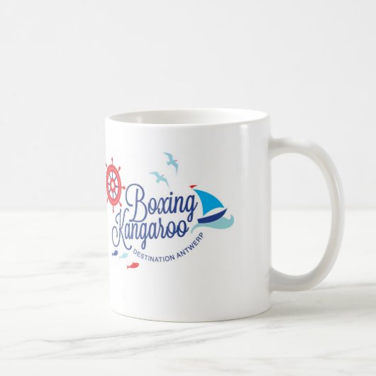 Boxing Kangaroo Cup Kaffeetasse (Rechts)