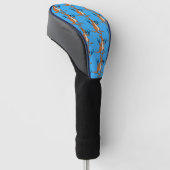Boxing Kangaroo Golf Head Cover Headcover (angewinkelt)