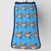 Boxing Kangaroo Golf Putter Cover Golf Headcover (Rotieren 90)