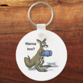 Boxing Kangaroo Schlüsselanhänger (Vorderseite)