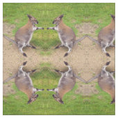 Boxing Kangaroos Fabric Stoff (Muster)