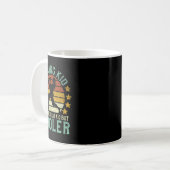 Boxing Kid Funny Youth Boxer Geschenk Kaffeetasse (Vorderseite Links)