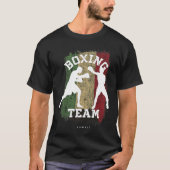 Boxing Kuwait Combat Sports Fighter Boxing T-Shirt (Vorderseite)