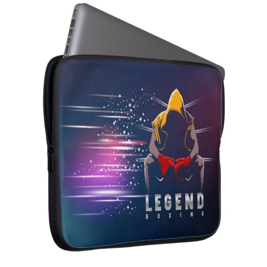 Boxing Legends | 15" Laptopschutzhülle (Vorne Rechts)