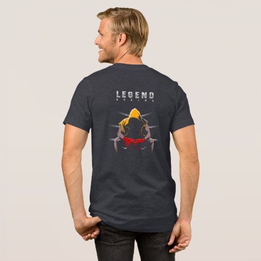 Boxing Legends | Men Tri-Blend Shirt (Rückseite voll)