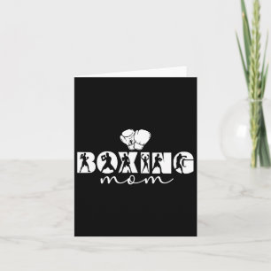 Boxing Mama Boxing Mother Proud Boxing Mama Karte