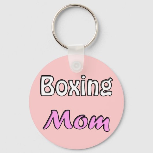 Boxing-Mama Schlüsselanhänger (Vorderseite)