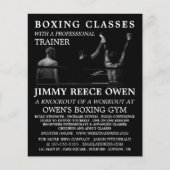Boxing Match Champion, Boxing Class Advert Flyer (Vorne)
