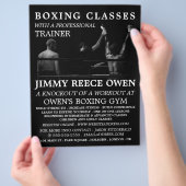 Boxing Match Champion, Boxing Class Advert Flyer (Hand)