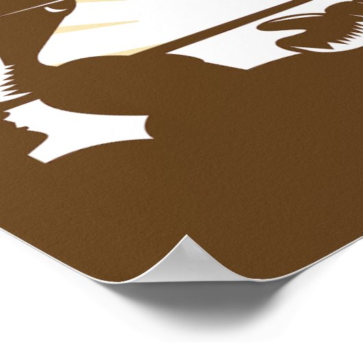 Boxing Match Poster (Ecke)