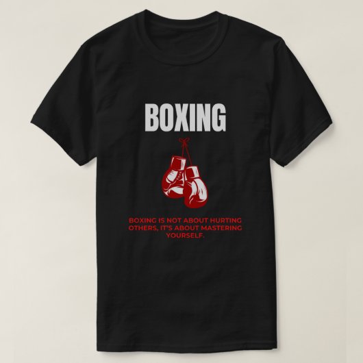 Boxing Mindset – Strength Discipline Focus T-Shirt (Design vorne)