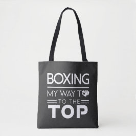 Boxing Motivation Quote Bold Minimal Typography Tasche