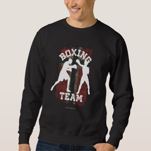 Boxing Norway Combat Sports Fighter Boxing Sweatshirt (Vorderseite)