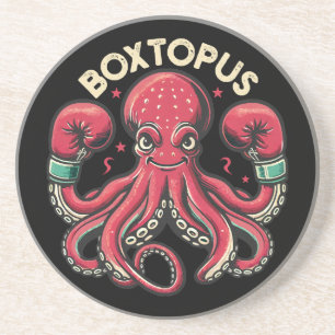 Boxing Octopus - Boxtopus Getränkeuntersetzer