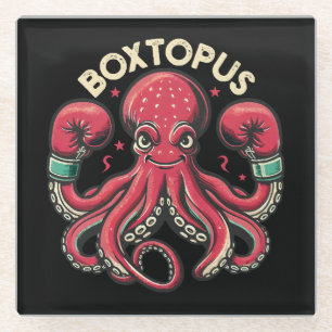 Boxing Octopus - Boxtopus Glasuntersetzer