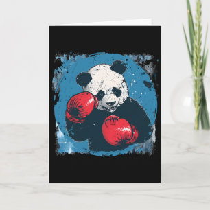 Boxing-Panda-Liebhaber Boxhandschuhe Kickboxen Lus Karte