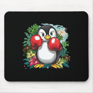 Boxing-Pinguin-Liebhaber Boxhandschuhe Kickboxen L Mousepad