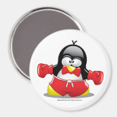 Boxing Pinguin Magnet (Vorderseite/Rückseite)