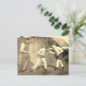 Boxing-Praxis 1913 Postkarte (Stehend Vorderseite)