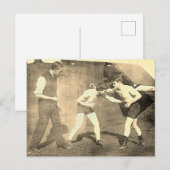 Boxing-Praxis 1913 Postkarte (Vorne/Hinten)