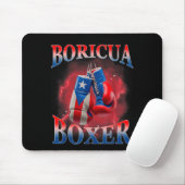 Boxing Puerto Rico Boricua Boxer Puerto Rican Mousepad (Mit Mouse)