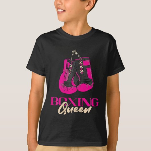 Boxing Queen Kickboxer Kickboxing Boxing Boxhandsc T-Shirt (Vorderseite)