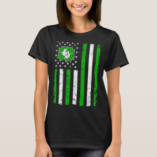 Boxing Retro St Patricks Day Irish Sport American T-Shirt (Vorderseite)