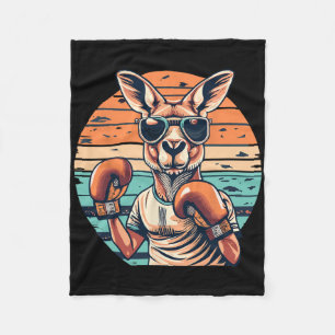 Boxing Roger Australian Kangaroo Boxing Boxer Kang Fleecedecke