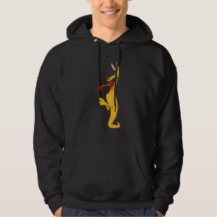 Boxing Roger Spaß Sport Kangaroo Hoodie