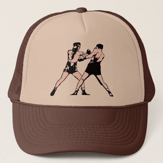 Boxing Sparring Trucker Hut Truckerkappe (Vorderseite)
