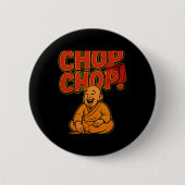 Boxing Spaß Chop Cartoon Priest Button (Vorderseite)