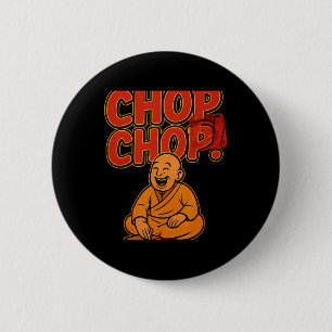 Boxing Spaß Chop Cartoon Priest Button