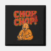Boxing Spaß Chop Cartoon Priest Magnet (Vorne)