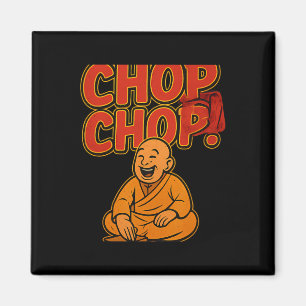 Boxing Spaß Chop Cartoon Priest Magnet
