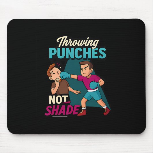 Boxing-Spaß für Kampfkunst-Kämpfe Mousepad (Vorne)