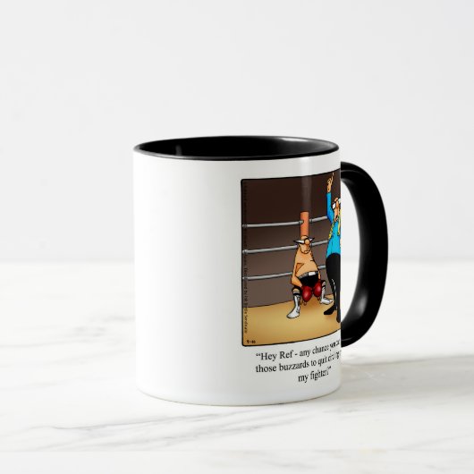 Boxing Spaß Tasse Geschenk (VorderseiteRechts)