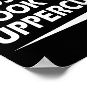 Boxing Sport Jab Cross Hook Uppercut Boxer Birthda Poster (Ecke)