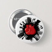 Boxing Stadt Button (Vorne & Hinten)
