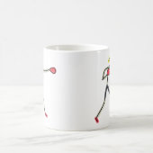 Boxing Stickman Kaffeetasse (Mittel)