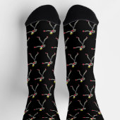 Boxing Stickman Socken (Oben)