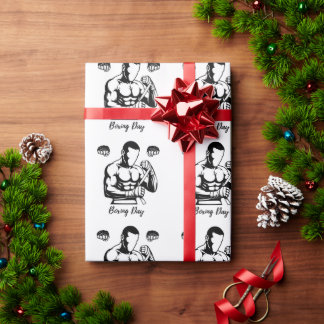 Boxing-T-Shirt Geschenkpapier