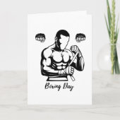 Boxing-T-Shirt Karte (Vorderseite)