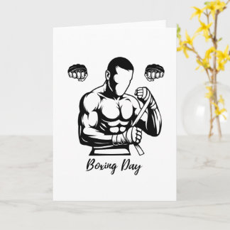 Boxing-T-Shirt Karte