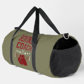 Boxing-Trainer Rote Handschuhe Duffle Bag (Rechte Ecke)