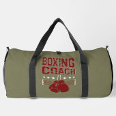 Boxing-Trainer Rote Handschuhe Duffle Bag (Rückseite)