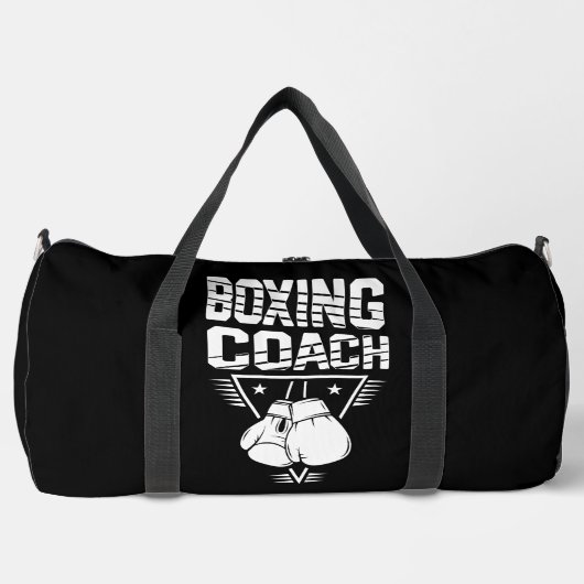 Boxing-Trainer weiße Handschuhe Duffle Bag (Vorderseite)