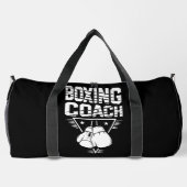 Boxing-Trainer weiße Handschuhe Duffle Bag (Rückseite)